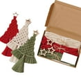 thumbnail image 1 of QHUDLV Christmas Tree Kits, Woven Macrame DIY Wall Decoration, 1 of 9