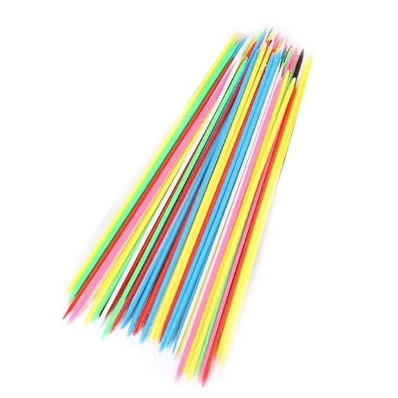 QHUDLV Classic Pickup Sticks 30pcs Traditional Game Fun Family Activity