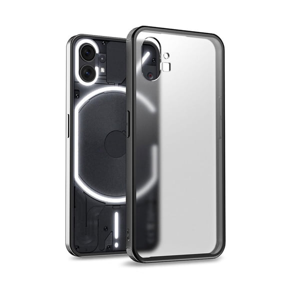 QHUDLV Clear Back Case For Nothing Phone 1 One Shockproof Bumper TPU PC Soft Slim S8