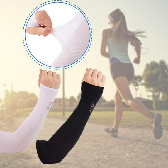 QHUDLV Cooling Arm Sleeves Cover Sports UV Physical Sun Protection Outdoor Unisex Y9