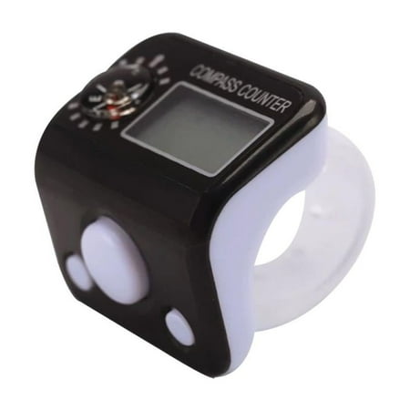 QHUDLV Electronic Finger Counter With Resettable 5 Digit LCD Electronic Finger Count Hand Tally Digital Display Counter crochet count clicker click click finger counter tally stitch tally tal