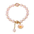 thumbnail image 1 of QHUDLV Korean Crystal Bracelet Bracelet Beads Cute Girly Fashion D5, 1 of 9