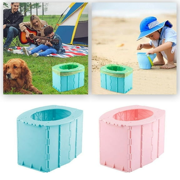 QHUDLV DHliIQQ Portable Folding Toilet Commode Car Camping For Travel Bucket Camp Hiking Long Childrens G7I6 Multi-functio Trip Toilet Outdoor