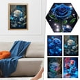 thumbnail image 1 of QHUDLV DIY Drill Painting Rose Kit Home Decor Craft Art 30x40cm UK, 1 of 9