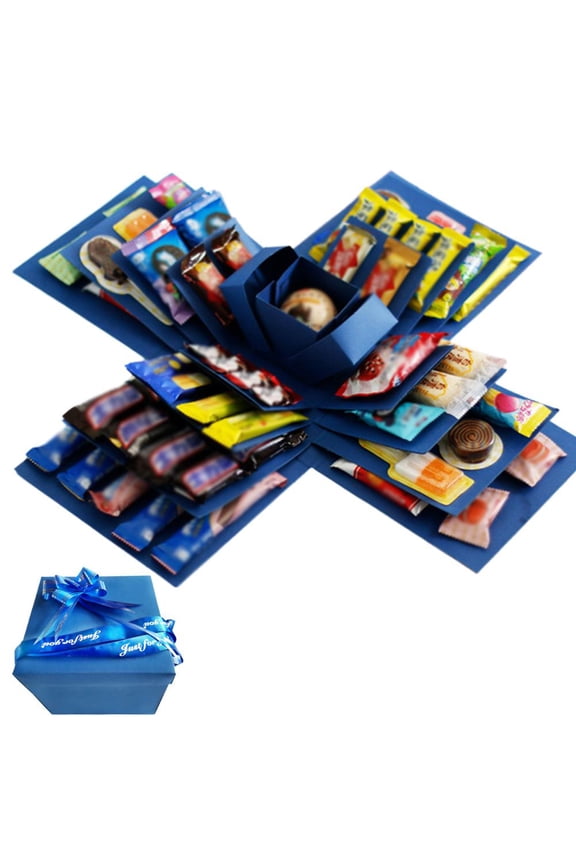 DIY Explosion Gift Box, 5 Layer Snack Surprise Box for Gifts