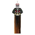thumbnail image 1 of QHUDLV Day of The Dead Decorations Sugar Skull Hanging Decor,Dia De Los Muertos Party Decorations with Tassels Mexican Day of The Dead Halloween Decor,Mexican Fiesta Party Home Outdoor Decor, 1 of 9