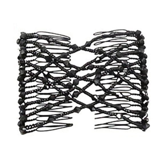 QHUDLV Decorative Hair Comb ,Elastic Durable Design with Beads ,Versatile Stylish Hair Accessory