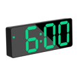 thumbnail image 1 of QHUDLV Large Digital Wall Clock,Desk and Office Display,Curved LED Time Temperature Calendar, 1 of 9