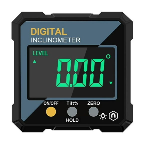 QHUDLV Digital Electronic Level and Angle Gauge, Digital Inclinometer with Magnetic Electronic Level Meter for Woodworking