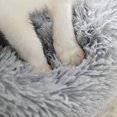 thumbnail image 1 of QHUDLV Donut Dog Bed - Premium Comfort for Anxiety Relief, 15.6 Inch Anti-Slip Round Fluffy Plush Faux Fur Cat Bed, Calming Design with -Plush Support,Fits up to 5.5 lbs Pets,Machine Washable, 1 of 8