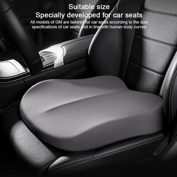 QHUDLV Driver Seat Booster Cushion,Memory Foam Pad,Comfortable Height Lift