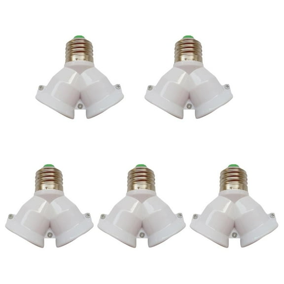 QHUDLV Converter Lamp Holder Converter One to Two Screw-type Multi-head Lamp