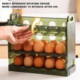 thumbnail image 1 of QHUDLV Flippable Egg Fridge Organizer 20/30 Capacity Clear Egg Storage Refrigerator I0, 1 of 9