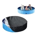 thumbnail image 1 of QHUDLV Foldable Dog Pool Cover, Kiddie Pool Cover Round Pool Cover, Round Pet Pool Cover with Drawstring, Mini Frame Pool Cover, Swimming Pool Cover for Ground Pools for Small Medium Large Dogs, 1 of 9