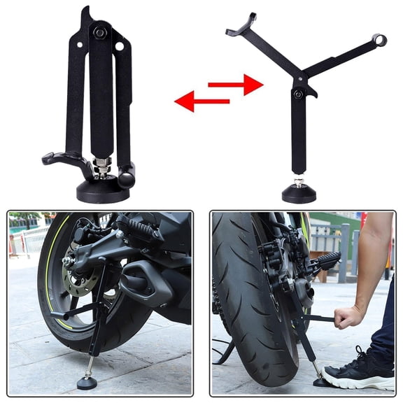 QHUDLV Foldable Motorcycle Wheel Stand,Support-Paddock Lift Stand for Motorbike Repair
