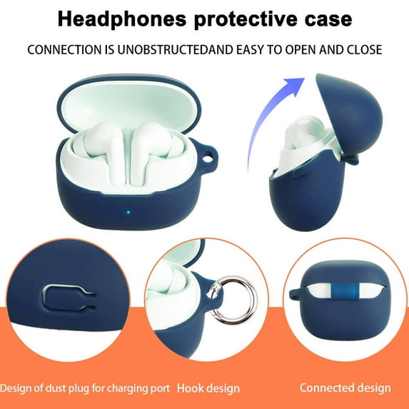 QHUDLV For Beisi BP1 Pro Earphone Protective Cover Charging Box Case Dustproof