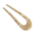 thumbnail image 1 of QHUDLV French Cellulose Acetate Hairpins Forks Vintage Print U-shape Hair Pins Clips Hair Sticks 2 Prong Access For Women W5P6 Bun Hair, 1 of 5