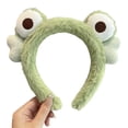 thumbnail image 1 of QHUDLV Cute Frog Headband,Funny Hair Band Elastic Headbands For Face Washing,Plush Skincare Makeup Shower A Headband, Headband,Face, 1 of 5