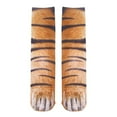 thumbnail image 1 of QHUDLV Funny Animal Paw Socks,3D Crew Print,Unisex Elastic Casual Socks, 1 of 9