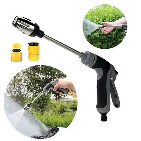 QHUDLV Garden Hose Nozzle Kit, Power High-Pressure Cleaner for Car Clean Washer Tool, Pressure Washer for Garden Hose with Accessories