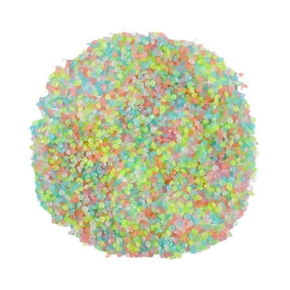 QHUDLV Glow Garden Pebbles,1000PCS Luminous,Fish Tank Path Decor