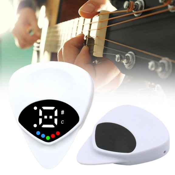 QHUDLV Guitar Picks with Built In Tunner Real Time Monitoring Best Choice For Acoustic Z6F2 And Players Instrument Electric