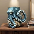 thumbnail image 1 of QHUDLV Handmade 2025 New Octopus Mug, 3D Octopus/Kraken Design Beer Mug, Unique and For M With Tentacle Great Handle Mustache Novel, 1 of 9
