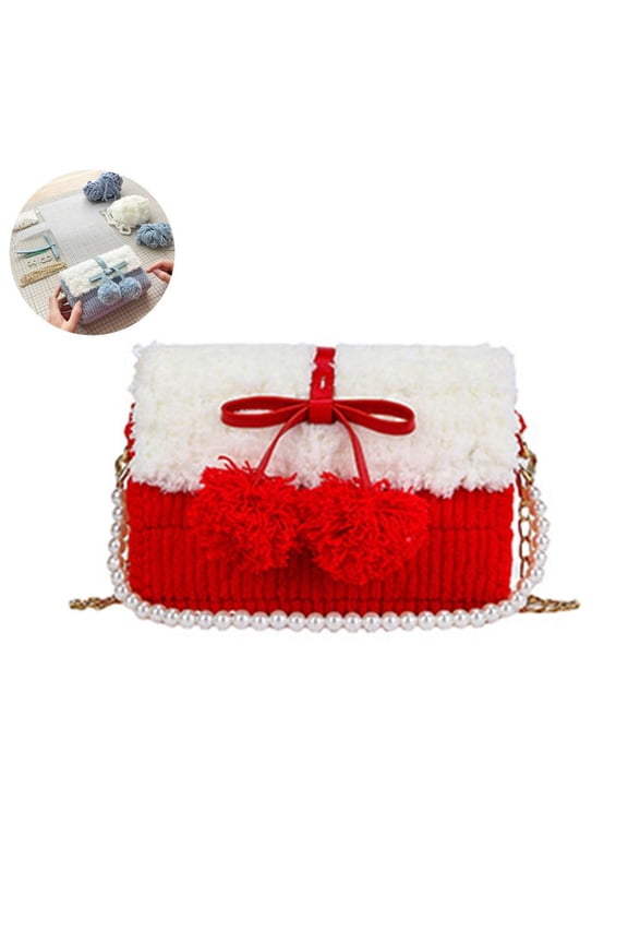 Handmade DIY Knitting & Crochet Handbags Kit, Mesh Plastic Canvas Kit for Shoulder Bags, Crossbody Bags,Woven Material Bag
