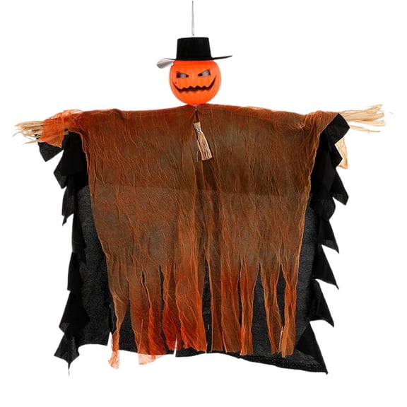 QHUDLV Hanging Halloween Decor Outdoor,Halloween Pumpkin Ghostings Props Outdoor Decorations,Life Size Hanging Pumpkin,Halloween Hanging Ghosts Scary Decor for Yard Patio Outside Lawn Garden