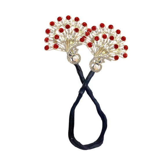 QHUDLV Hiessgozy 2025 Elegant Korean Peacock Shape Hair Bun Maker Twist Headwear Women Clips Lady Girls Accessories Hairpin Hair Popular