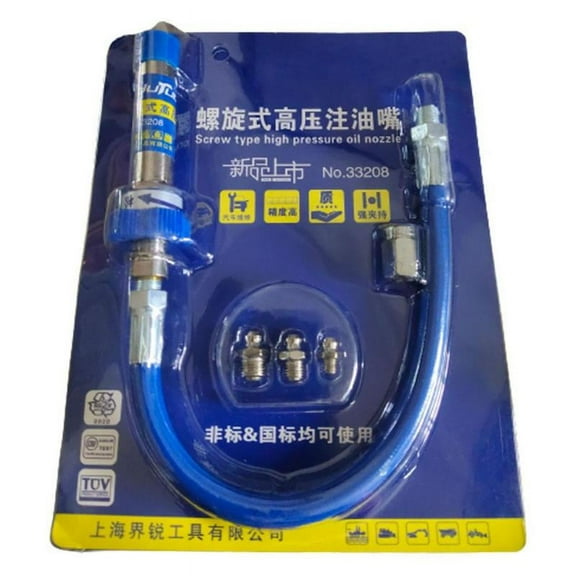 QHUDLV High Pressure Grease Coupler, Black Adapter Connector, Heavy Duty Lubrication Tool