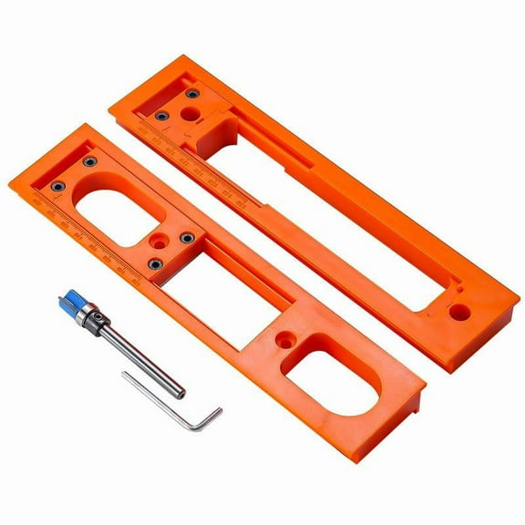 QHUDLV Hinge Mounting Template Kit, Router Template for 3D Hinges