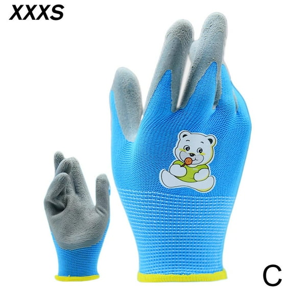 QHUDLV Kids Gardening Gloves – Age 2‑11 – Child Yard Work Protective Gear
