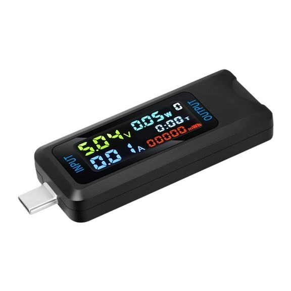 QHUDLV LCD USB Tester – Voltmeter Ammeter – Power Capacity Meter