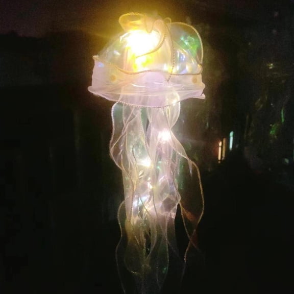 QHUDLV LED Glowing Jellyfish Lamp,Party Lantern,Wedding Atmosphere Light 55cm
