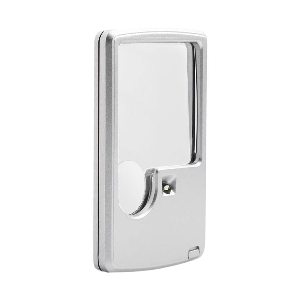 QHUDLV LED Magnifier Loupe Portable Credit Card Lighted Magnifying Glass