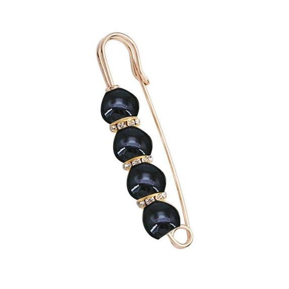 QHUDLV Vintage Waistband Pin Pearls Crystal Brooch Clothing Pins Exposed Scarf Pins Dress Waist Women X1F5 Clap Tighting Bag Women