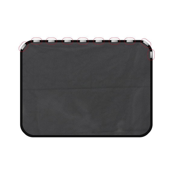 QHUDLV Magnetic Car Sun Shade UV Protection Car Curtain Car Window Sunshade Side L