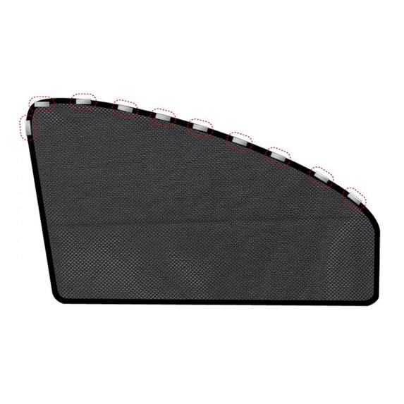 QHUDLV Magnetic Car Sun Shade UV Protection Car Curtain Car Window Sunshade Side L