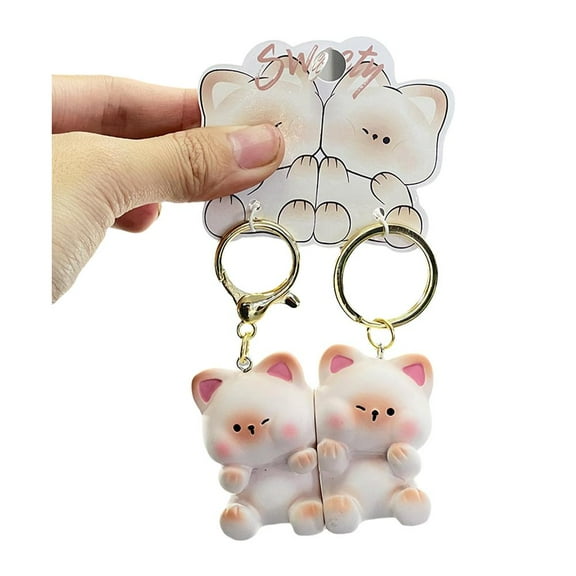 QHUDLV Magnetic Couple Keychain,Valentine’s Gift,Original Design
