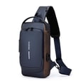 thumbnail image 1 of QHUDLV Mariconera Para Hombre Anti-theft Sling Bag With Usb Port,password Lock, Large Capacity Shoulder Bag for Travel Outdoor Daily, 1 of 5