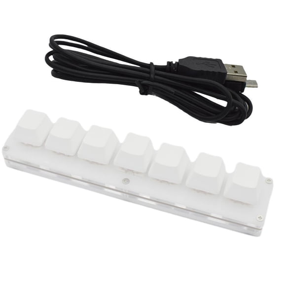 QHUDLV Mechanical Keyboard with USB Macro Programming and Programmable FD Keys I0S