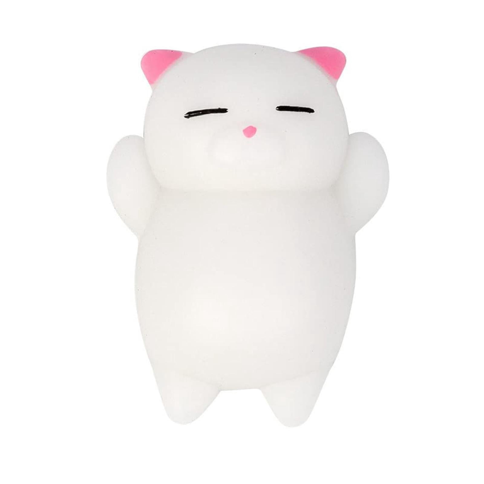 Visual Reference: Qhudlv Mini Cat Stress Relief Toy Soft Squeezable Design Cute