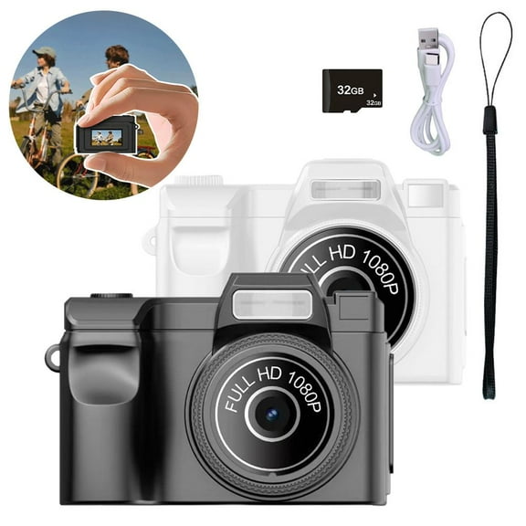 QHUDLV Mini Finger Camera Digital Camera 1080p HD Videorecord Lfe Clearly Travel G/.