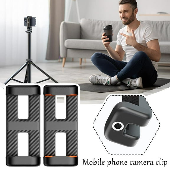 QHUDLV Mini Tripod Stand,Phone Camera Bracket,Adjustable Mount Adapter