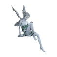 thumbnail image 1 of QHUDLV Miniature Sitting Fairy Elf Statue,Garden Yard Craft,Home Landscaping Decoration, 1 of 9