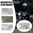 thumbnail image 1 of QHUDLV Motorcycle License Plate Cover,Clear Dustproof Tag Protector,Scratch‑Resistant Frame for Motorbike, 1 of 6