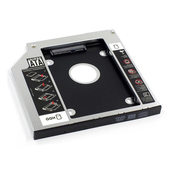 QHUDLV NEW HDD Universal /DVD Caddy SATA to SATA Hard Drive-Adapter For Laptop