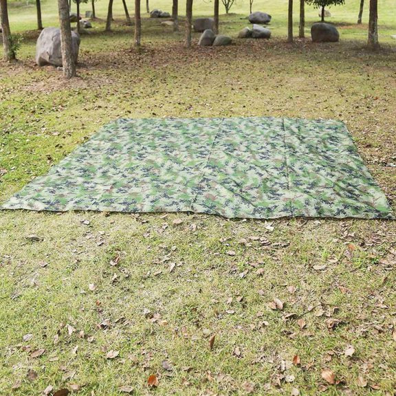 QHUDLV Outdoor Ultralight Tarp Camping Sun Shelter Multifun Waterproof Beach Rain Beach 100 145CM Mat Sunshade Shelter Canopy