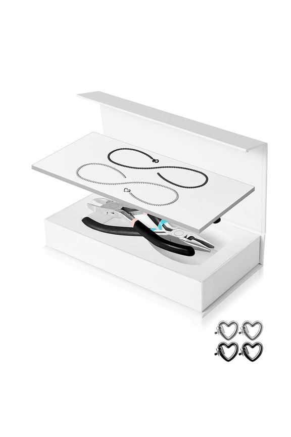 Permanent Bracelet Kit for Couples - DIY Forever Bracelet Making Gift Friendship Bracelets, Locked Bracelet for Anniversary & Date Night, Valentines Day Bracelets Jewelry Gifts